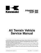 Kawasaki Prairie 360 KVF360 Factory service manual