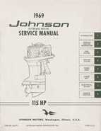 1969 Johnson 115 HP Outboards Repair Manual P/N JM6911