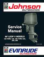 1992 Johnson Evinrude EN 90 degrees Loop V Repair Manual, P/N 508147