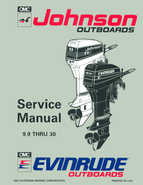 1993 Johnson Evinrude ET 9.9 thru 30 Repair Manual, P/N 508282