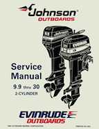 1995 Johnson Evinrude EO 9.9 thru 30, 2Cylinder Repair Manual, P/N 503146