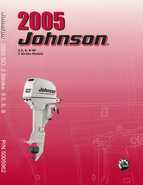 2005 SO Johnson 2Stroke 3.5, 6, 8 HP Outboard Motors Service Manual P/N 5005962