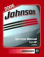 2006 Johnson SD 3.5 HP 2 Stroke Outboard Repair Manual, P/N 5006562