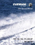 2011 Evinrude ETEC 115, 130, 150, 175, 200 HP 60° V Service Manual P/N 5008332
