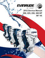 2012 Evinrude ETEC 200, 250, 300 HP 90° V Service Manual P/N 5008740