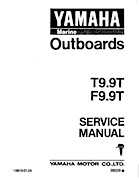 Yamaha Marine Outboards Factory Repair Workshop Manual T9.9T F9.9T