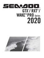 2020 SeaDoo PWC GTX RXT FISH PRO WAKE PRO Service Manual