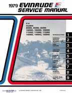 1979 V4 Evinrude Outboard Service Repair Manual for V4 Engines P/N 506764