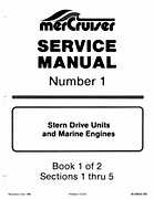 1963-1973 Mercruiser all Engines and Drives Service Manual Books 1 and 2
